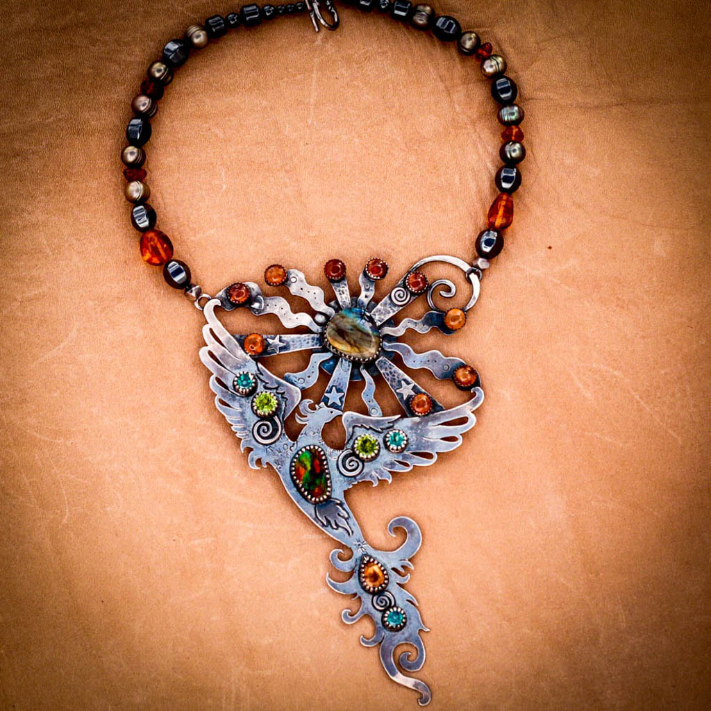 The power of the phoenix captured in handcrafted jewelry