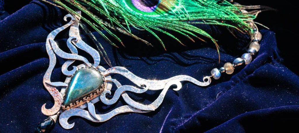 Hammered silver creates stunning pieces of jewelry