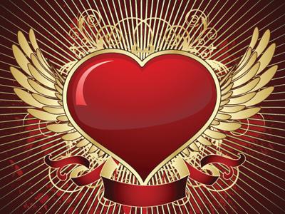 Heart With Wings Jewelry Power Symbol Angela Blessing Jewelry Designs