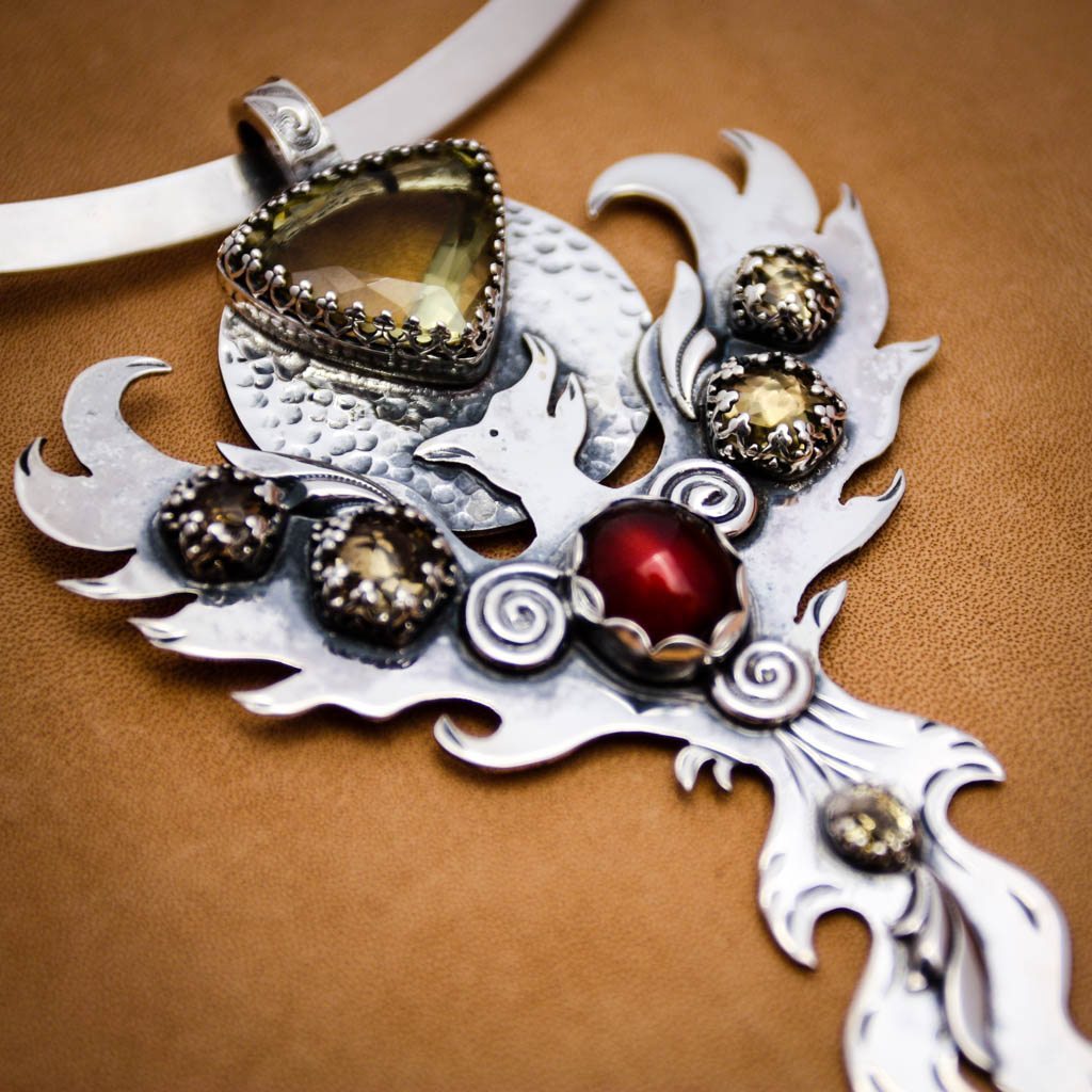 Talismans created in handcrafted jewelry to enhance and empower
