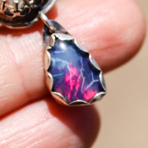 Expanded Conciousness~Tanzanite, Topaz, Opal and Rutille Star Necklace - Image 4