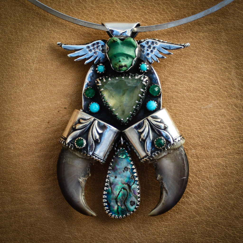 Healing Spirit ~ Bear Claw Amulet - Angela Blessing Jewelry Designs
